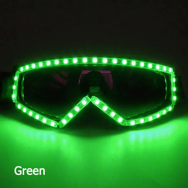 Colorful LED Luminous Glowing Neon Glasses