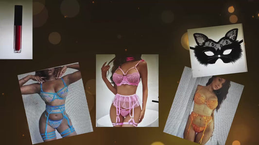 Lingerie Temptation Bundle:  Bold Elegance Meets Playful Seduction