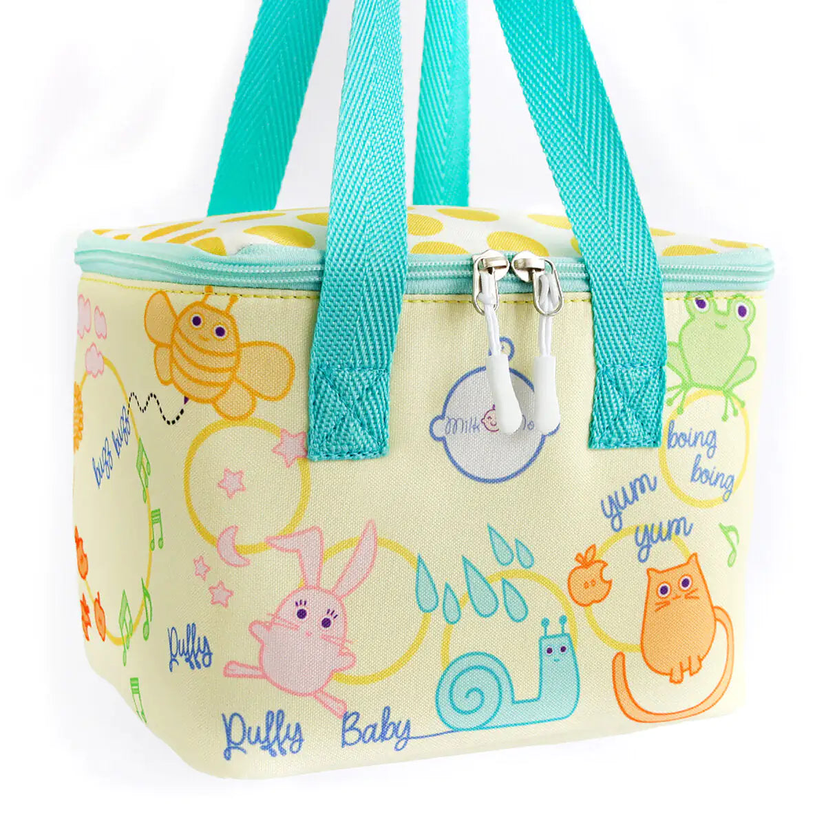 Milk&Moo Insulated Lunch Box For Kids, Yellow