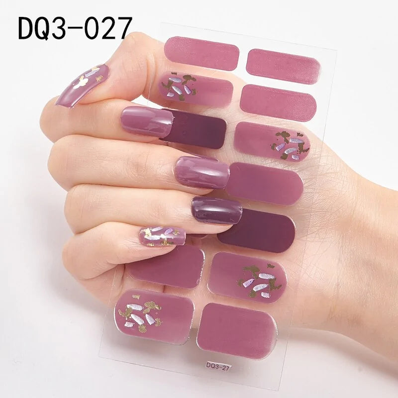 Glitter Nail Art Stickers