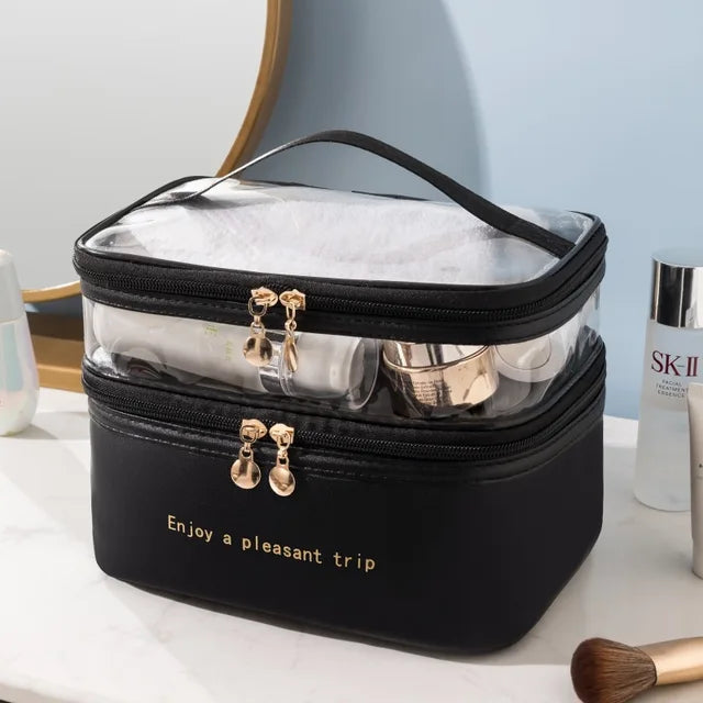 Double Layer Makeup Bag