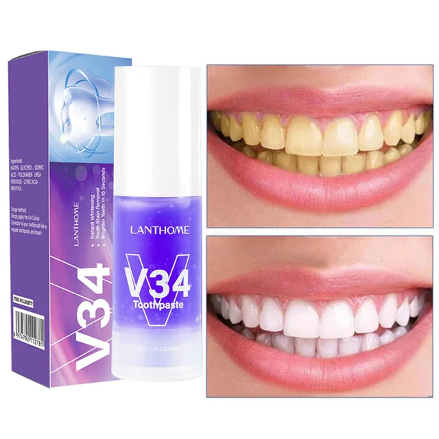 V34 Toothpaste Mousse Deep Cleaning