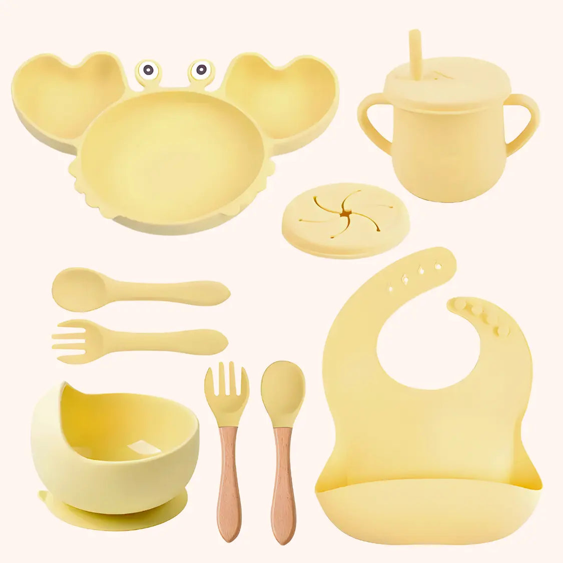 Little Crab Silicone Mealtime Set