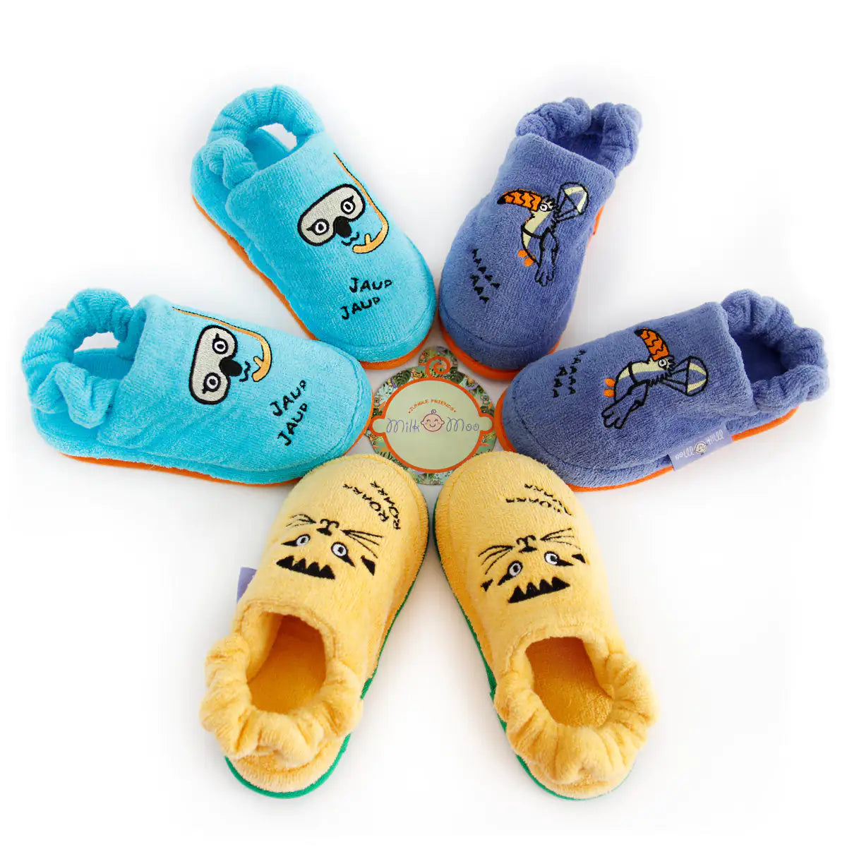 Milk&Moo Skater Cheetah Kids Slippers