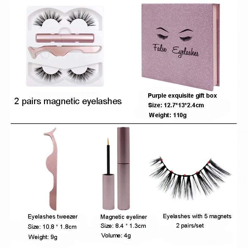 Magnetic Eyeliner and Lashes Set